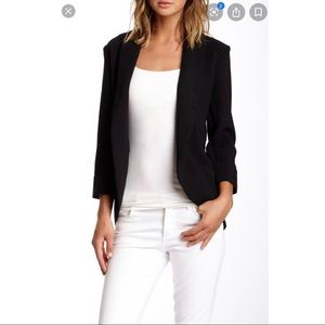 Black crepe blazer
